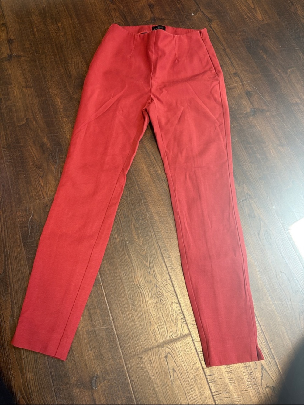 WHITE HOUSE BLACK MARKET Women's (no size) waist 13 Burnt Orange Slim Trousers